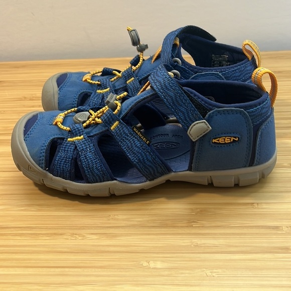 Keen 3Y Big Kid Blue Yellow‎ Shoes - Picture 7 of 11